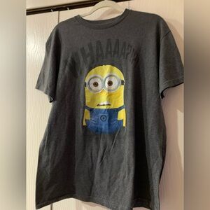 Despicable Me Minions Charcoal Kids T-Shirt